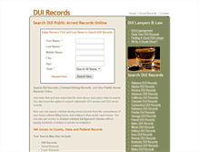 Tablet Screenshot of duirecords.org